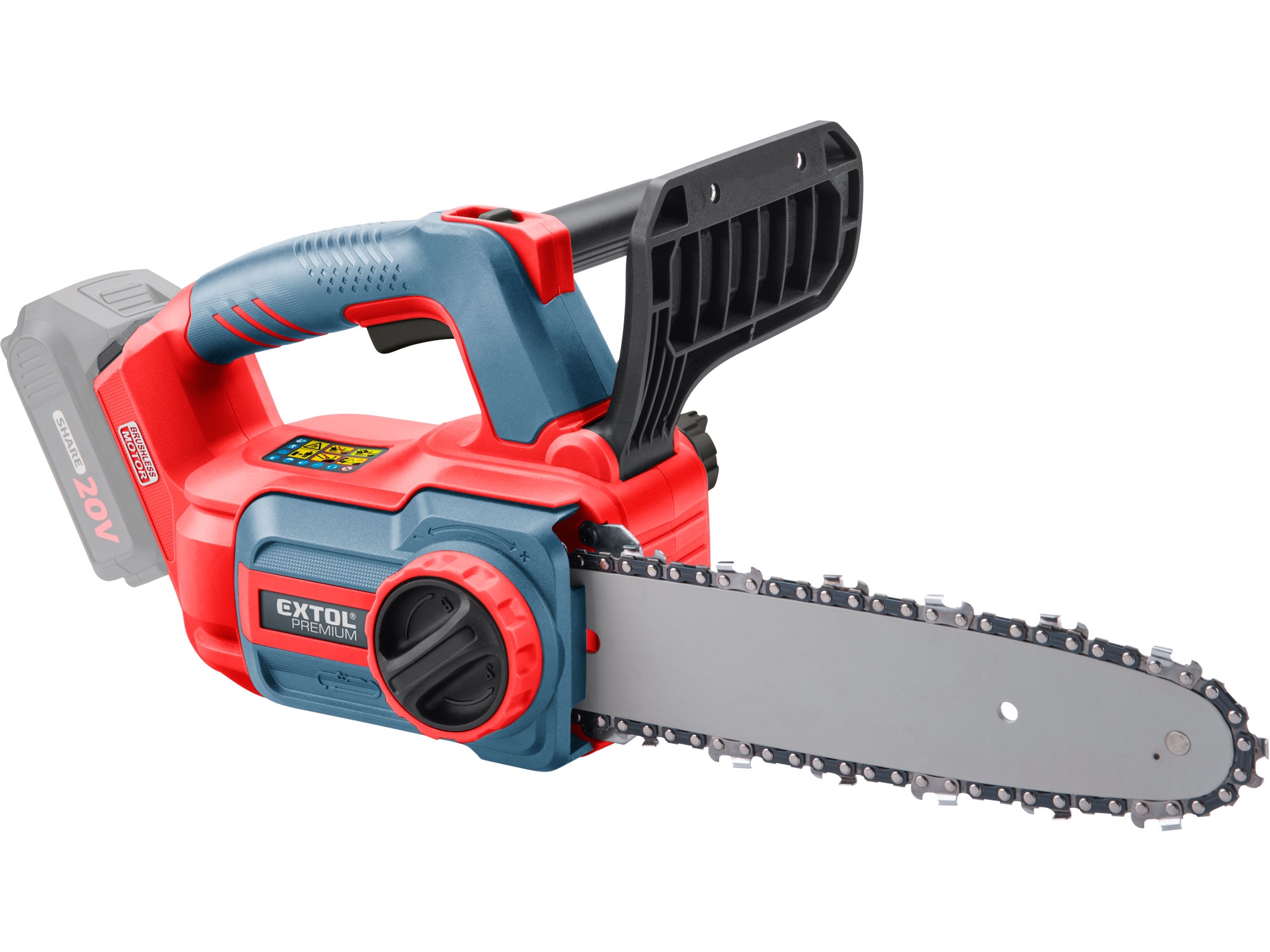 pila etzov aku SHARE20V, BRUSHLESS, 30cm, bez baterie a nabjeky