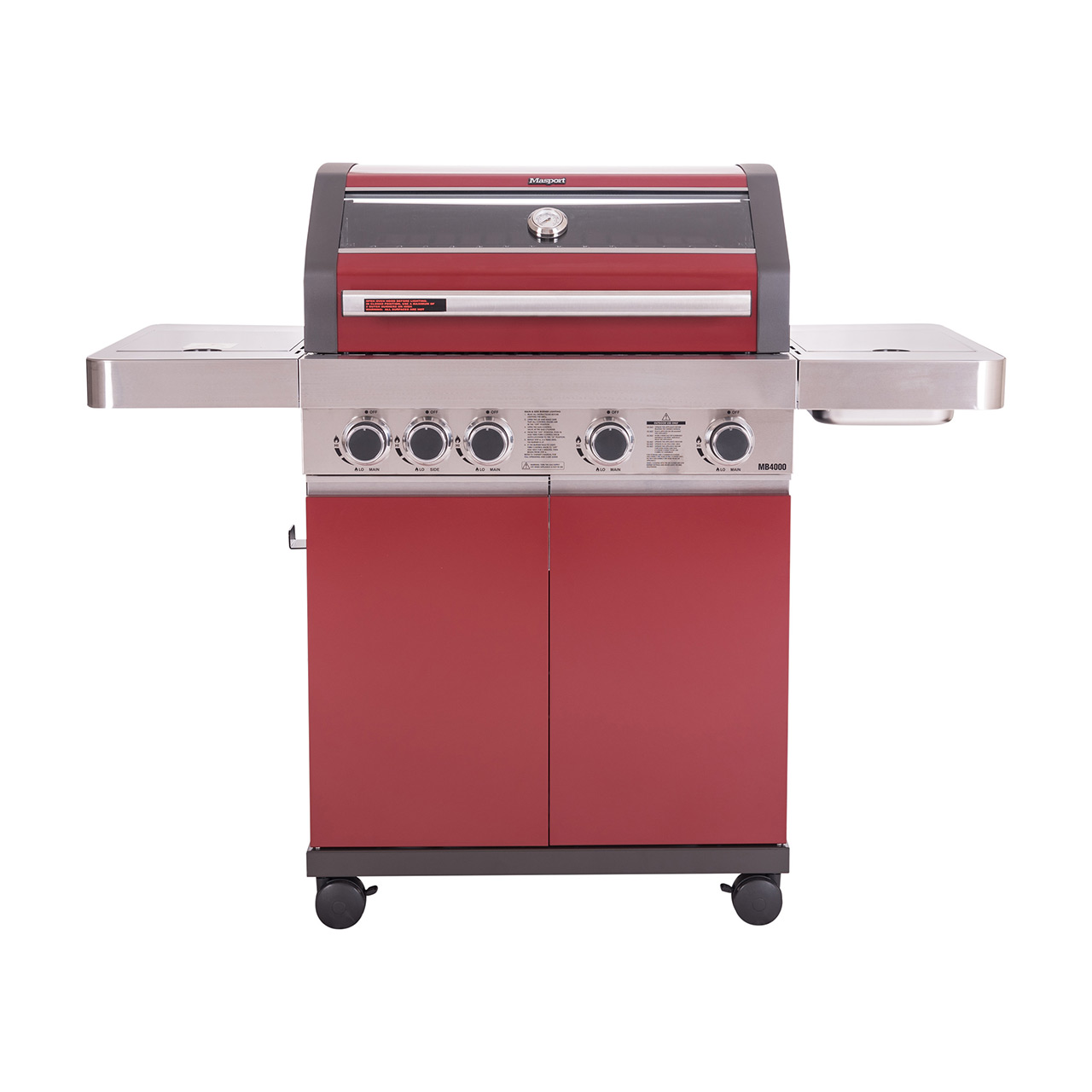 Plynov gril Masport BBQ Maestro erven
