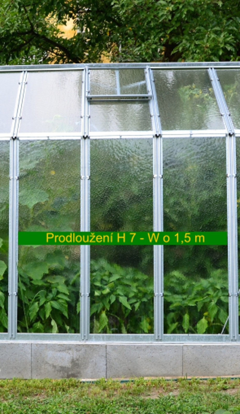 Prodluovac modul pro sklenk Hobby H 7-W s polykarbontem