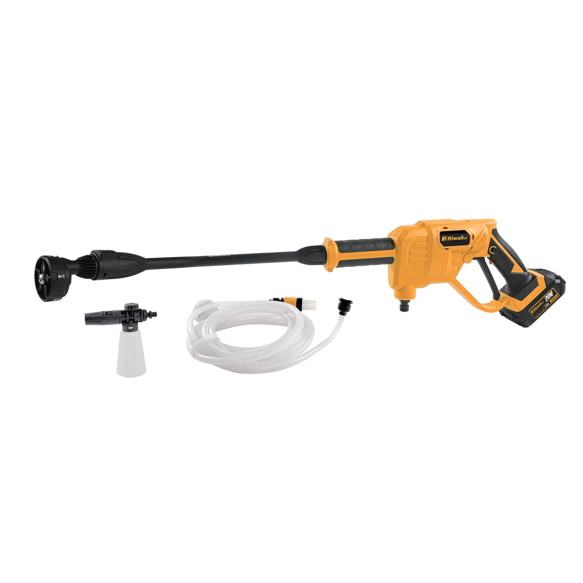 Riwall PRO RAPW 2420 SET - aku tlakov myka + 1x 4Ah baterie + nabjeka 20 V