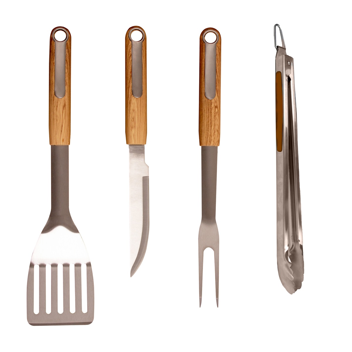 Riwall PRO RBBQ 4W SET - 4-dln prmiov nerezov sada grilovacho nad