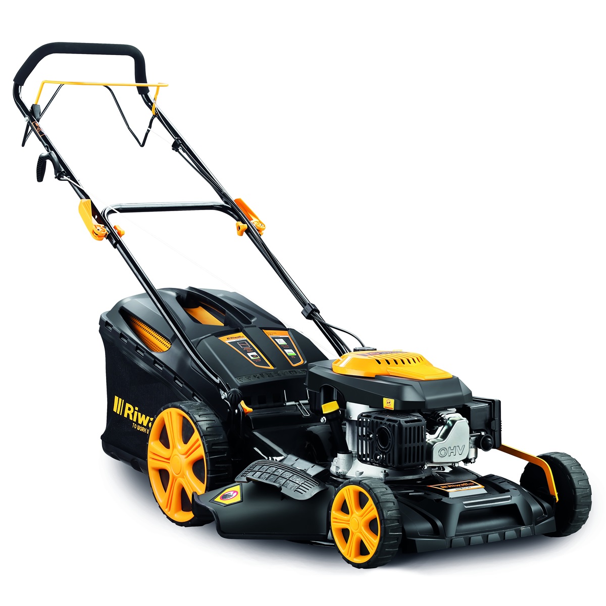 RIWALL RPM 5135 - multifunkn travn sekaka 4 v 1 s benzinovm motorem a pojezdem + DREK