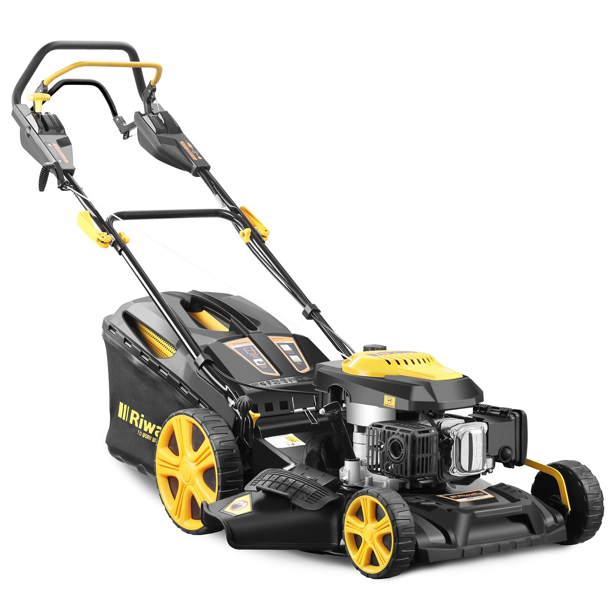 RIWALL RPM 5140 V - multifunkn travn sekaka 4 v 1 s benzinovm motorem a variabilnm pojezdem + DREK
