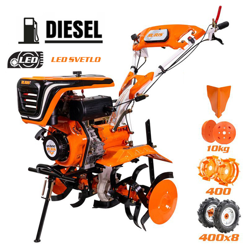 Motorov kultivtor RURIS DIESEL 651KSD + psluenstv k orb