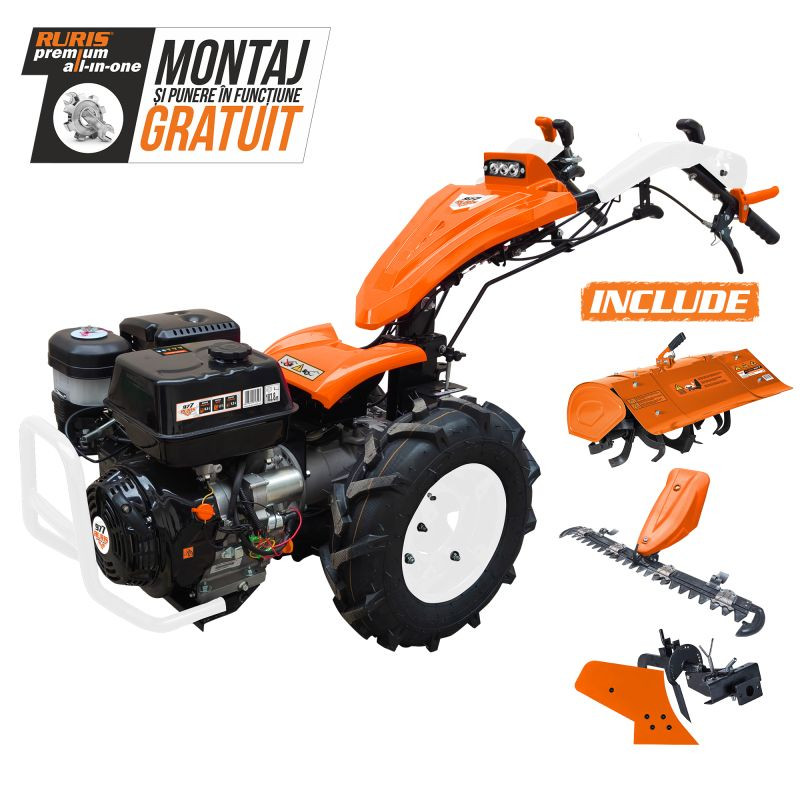 Malotraktor RURIS C977 + litov sekaka, kultivtor, pluh ZDARMA