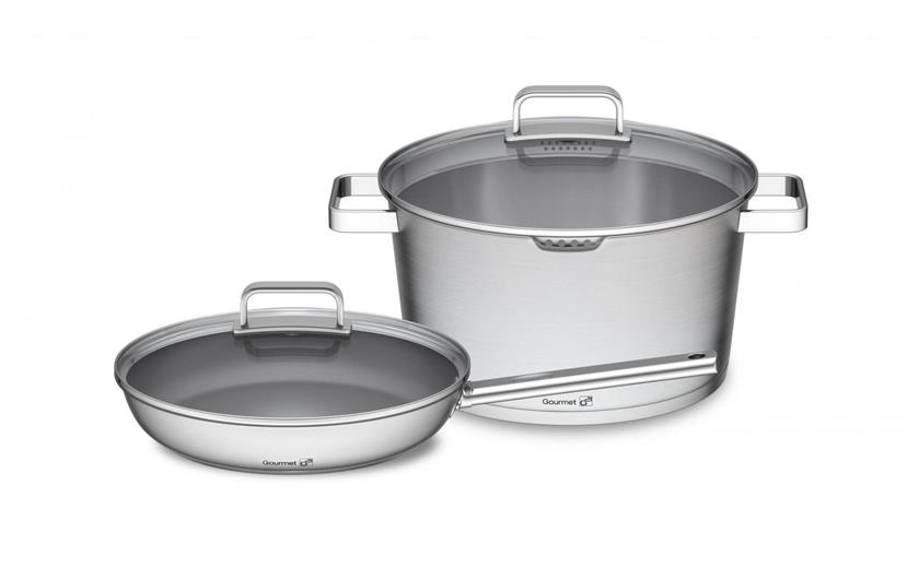 Sada ndob G21 Gourmet Magic s cednkem, 4 dly, nerez