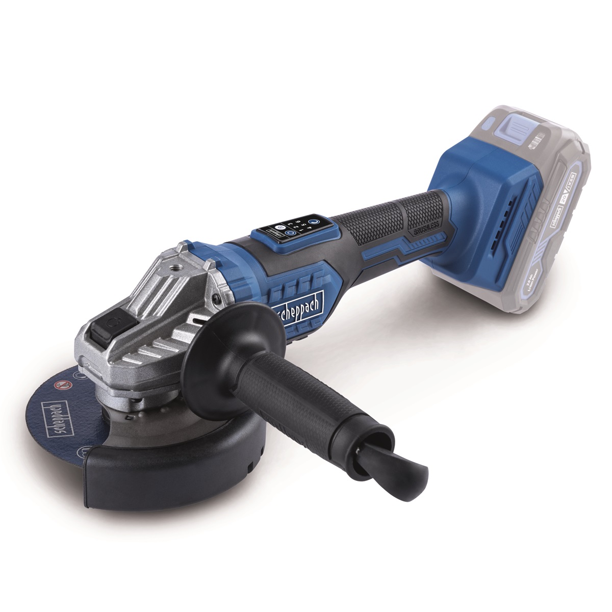 Scheppach BC-AG125-X - aku 20 V hlov bruska (bez baterie a nabjeky)