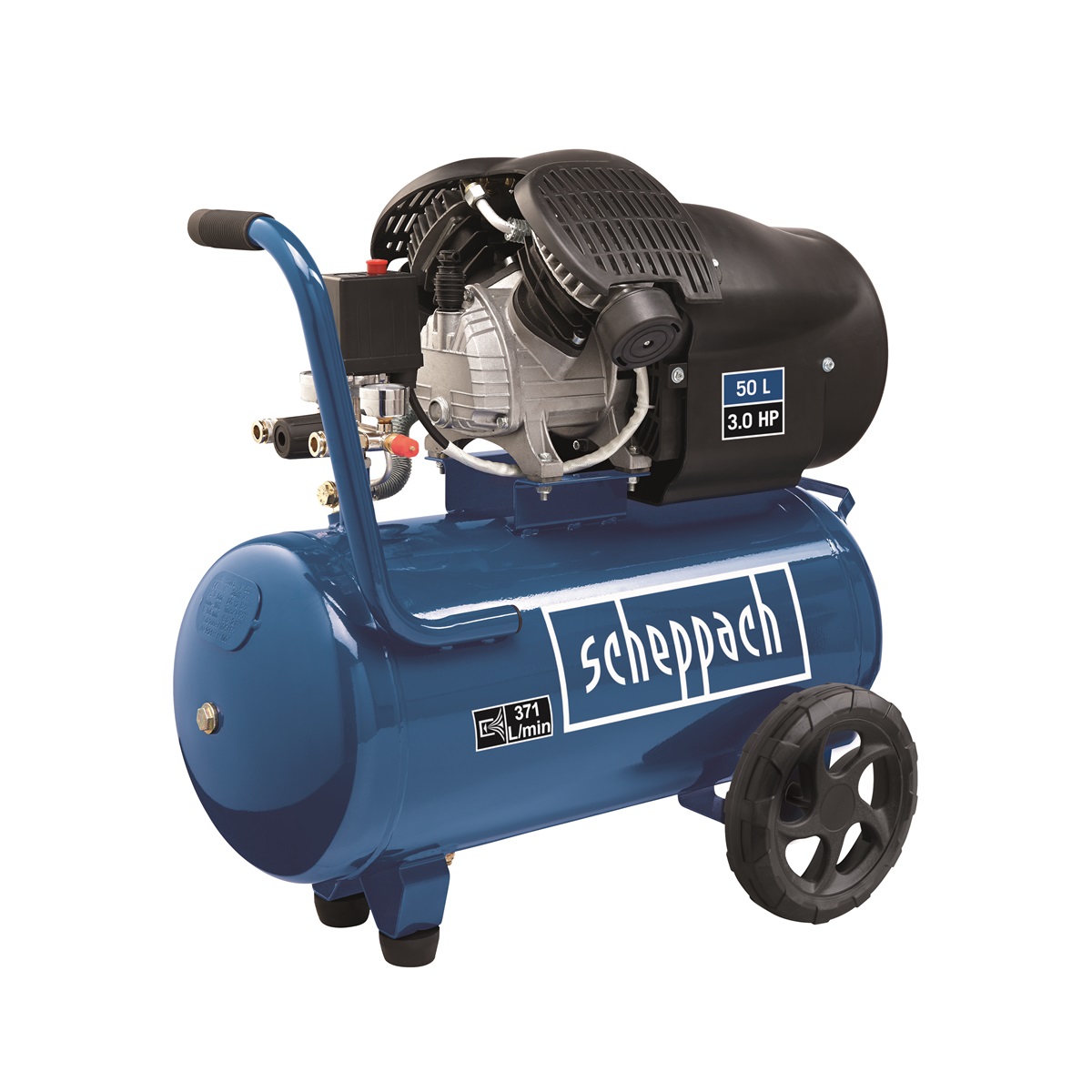 Scheppach HC 53 dc - dvoupstov olejov kompresor 50 l