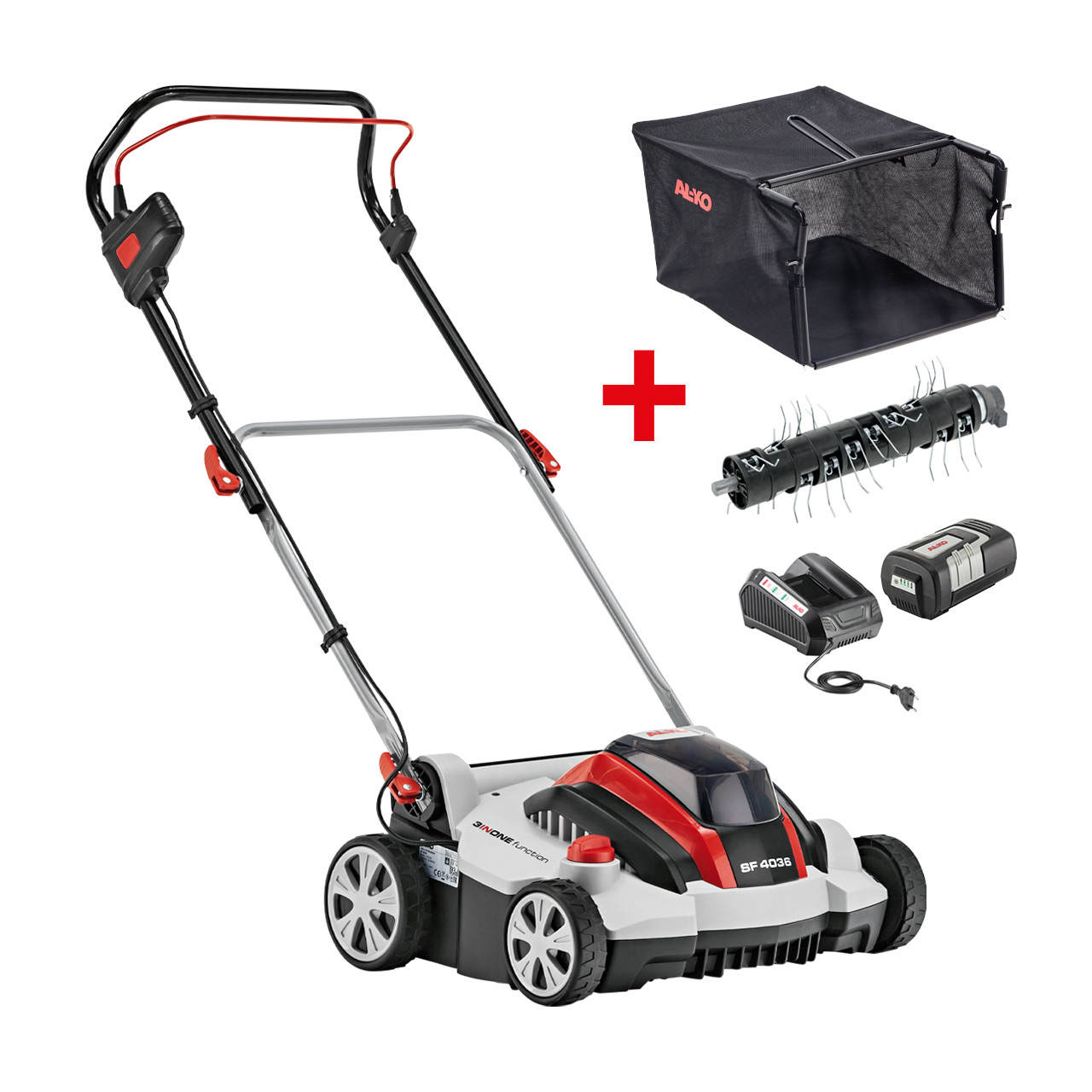 AKU vertikuttor AL-KO SF 4036 Li 36V SET