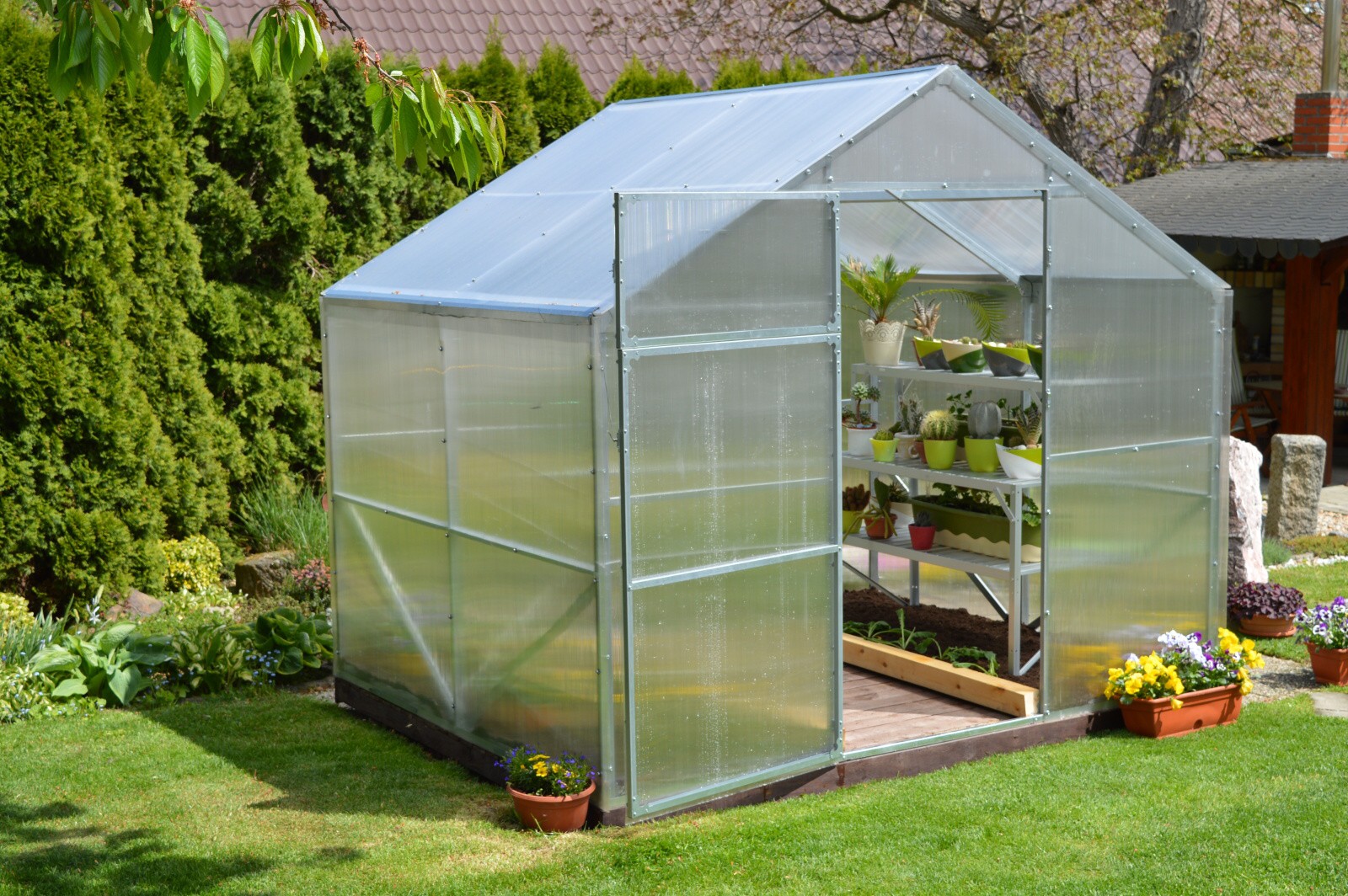 sklenk LANITPLAST DOMIK 2,6x4 m PC 4 mm