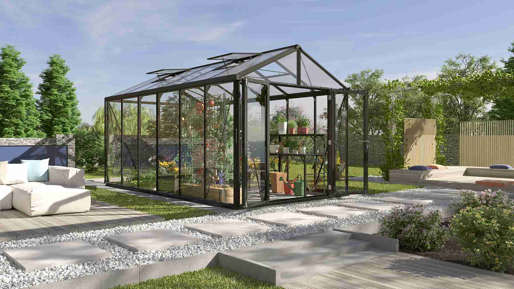 sklenk VITAVIA ZEUS COMFORT 11900 sklo 3 mm + PC 10 mm ern