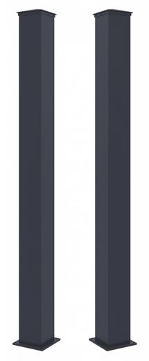 Sloupek G21 pro branku a brnu 15x190 cm s patkou, antracitov, 2 kusy