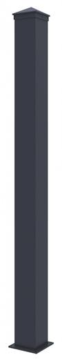 Sloupek G21 pro plotov pole 10x169 cm s patkou, antracitov