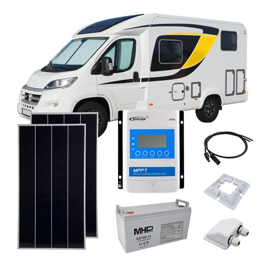 Solrn set Karavan 360 MPPT 120Ah baterie