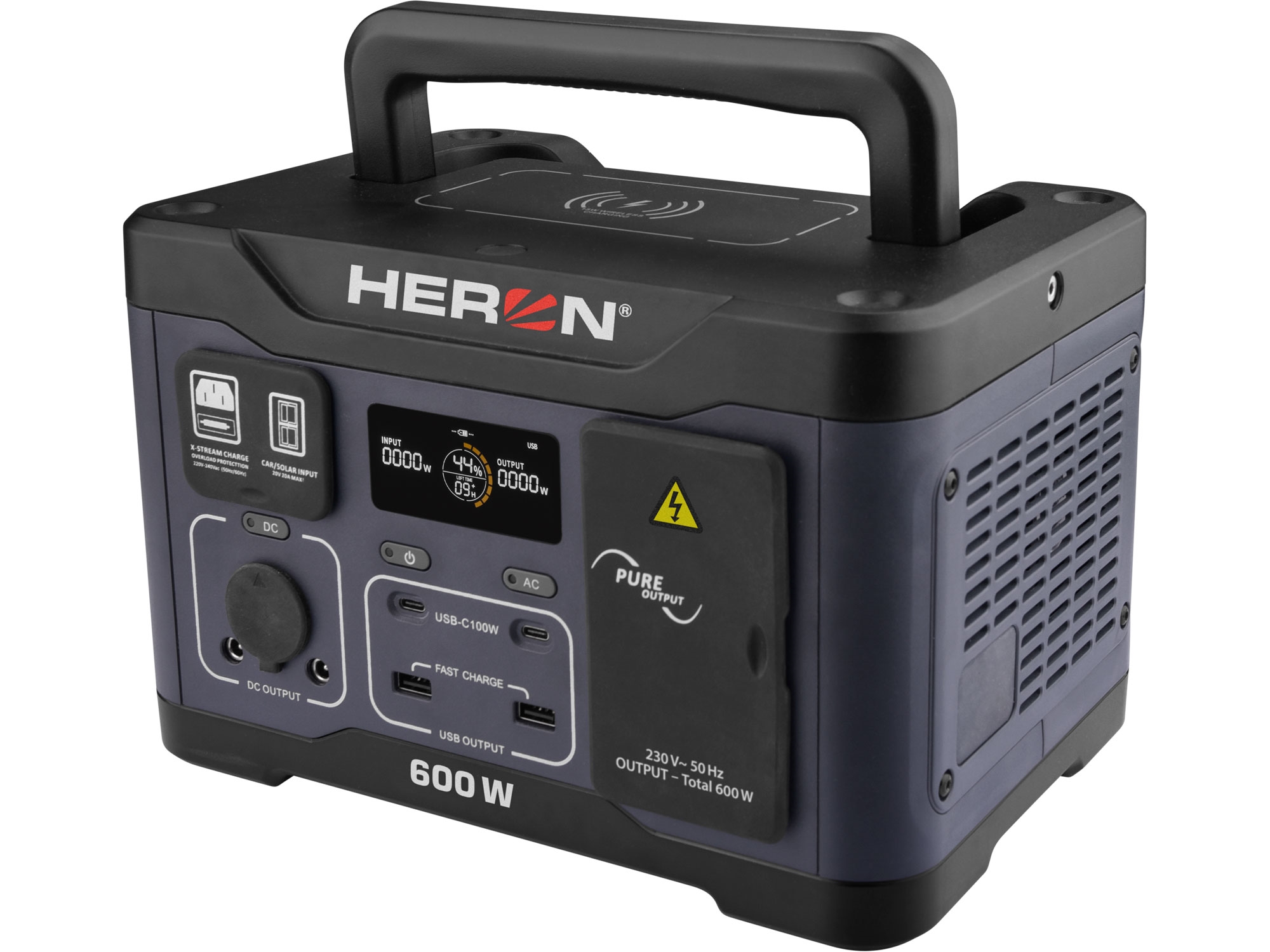 Nabjec stanice HERON, 600 W, 512 Wh