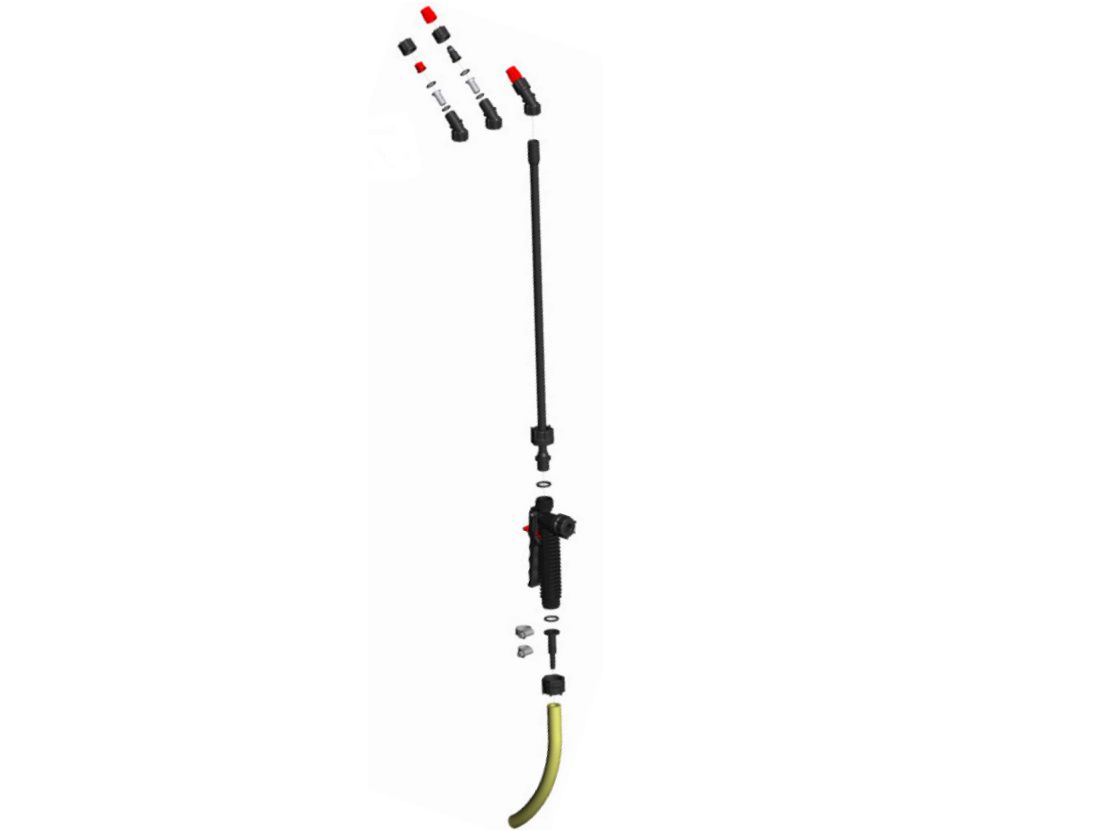 Univerzln trubka postiku PVC 50 cm v. runho ventilu a trysek
