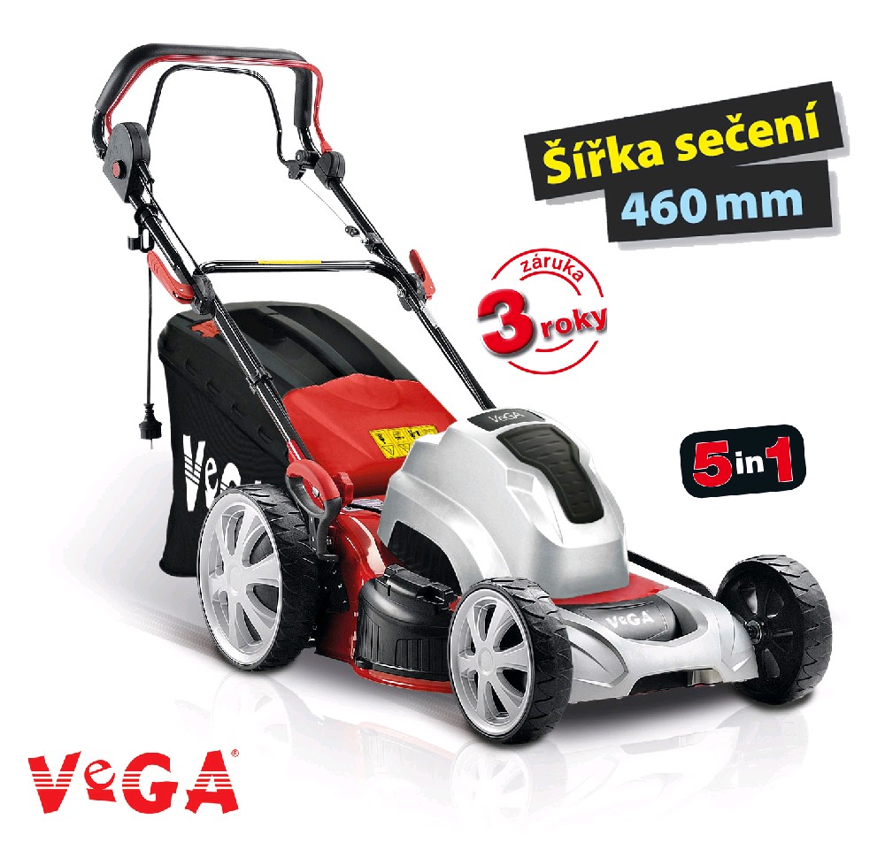 VeGA 4618 SXH 5in1 - elektrick sekaka s pojezdem