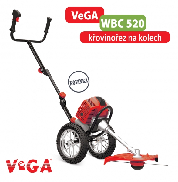 VeGA WBC 520 - benznov kovinoez na kolech + DREK