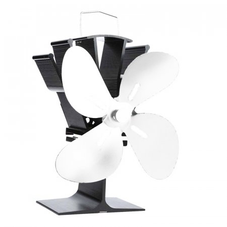 Ventiltor na kamna FLAMINGO tylopatkov, stbrn