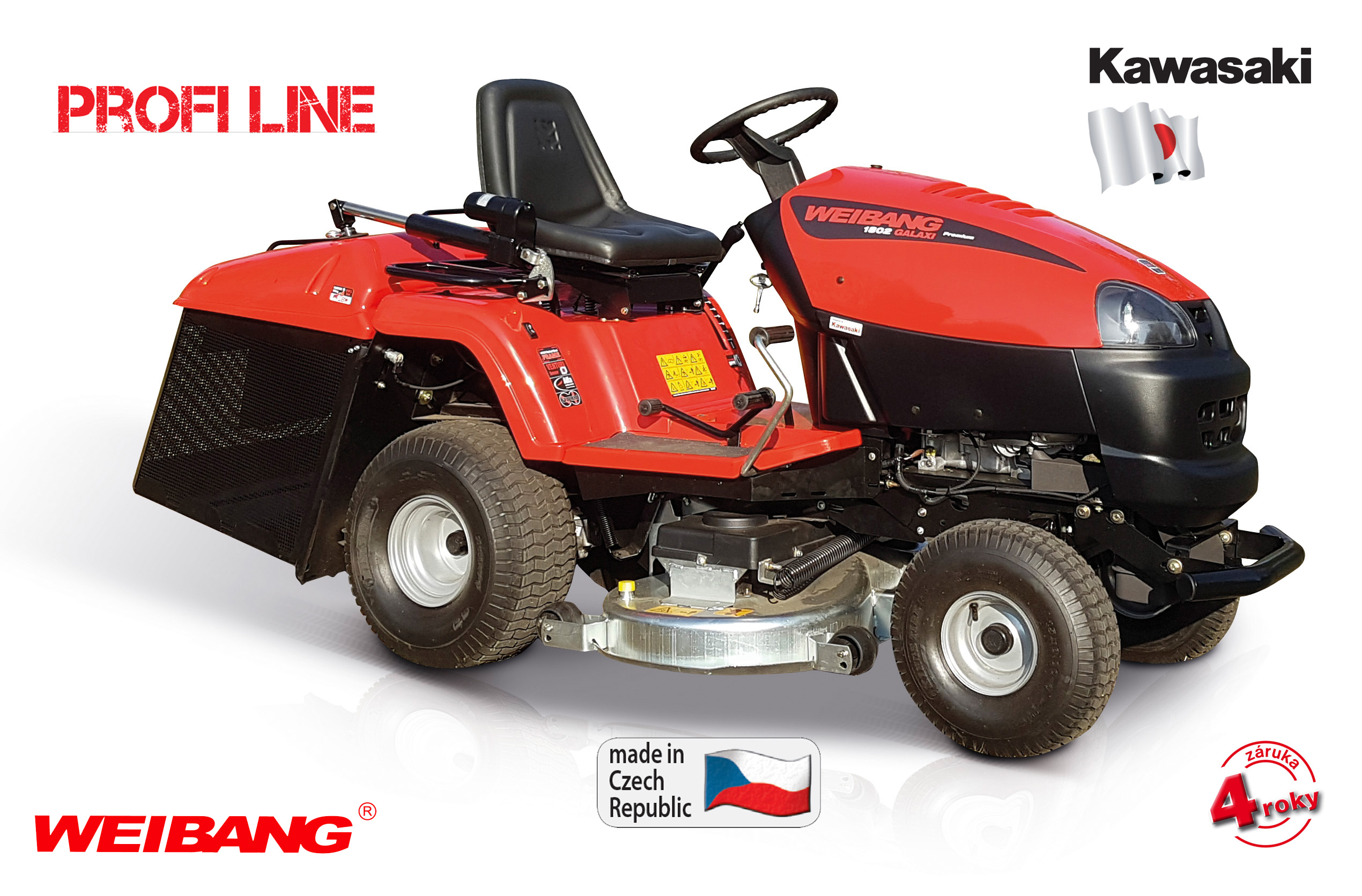 Weibang 1802 GALAXI Premium - zahradn traktor + DREK