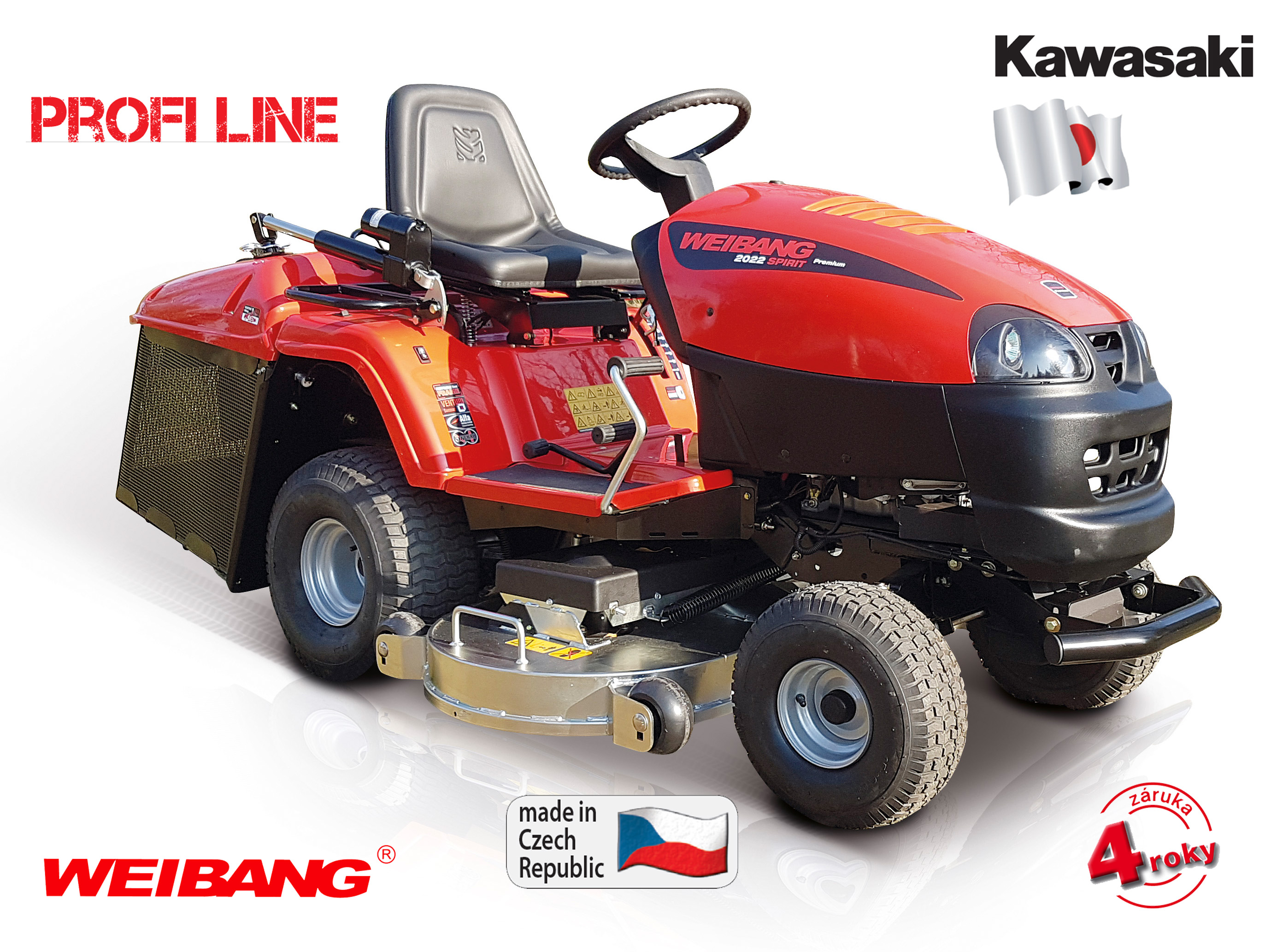 Weibang 2022 SPIRIT Premium - zahradn traktor + DREK