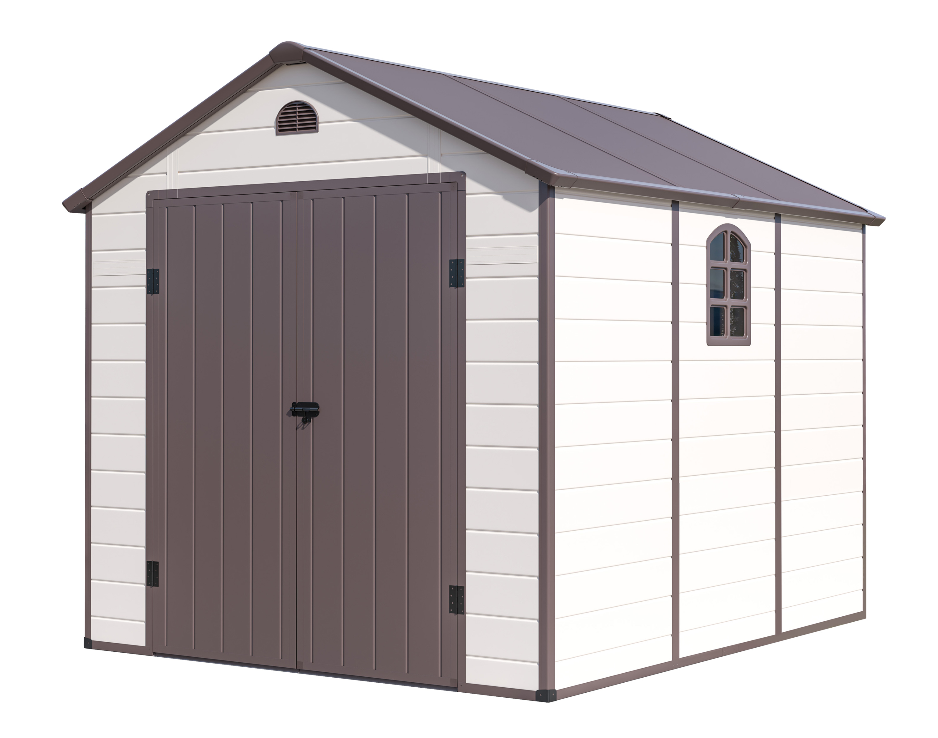 Zahradn domek G21 Boston 670 - 241 x 278 cm, plastov, bov