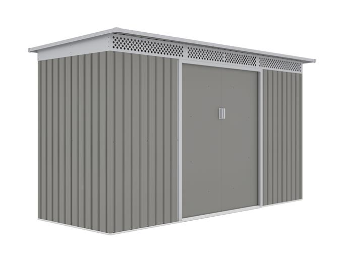 Zahradn domek G21 GRAH 483 - 340 x 142 cm, metalick ed 