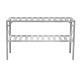 AL regl LANITPLAST 130x50 cm dvoupolicov stbrn GSB2 1