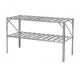 AL regl LANITPLAST 130x50 cm dvoupolicov stbrn GSB2 2