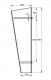 bon stna LANITPLAST UNI antracit / PLEXI 1