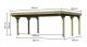 carport KARIBU CLASSIC 1A 61588 ocelov sten plechy 2