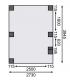 carport KARIBU CLASSIC 1B 61950 ocelov sten panely 3