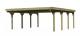 carport KARIBU CLASSIC 2A 61975 ocelov sten plechy 1