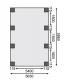 carport KARIBU CLASSIC 2A 61975 ocelov sten plechy 3