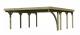 carport KARIBU CLASSIC 2B 61976 ocelov sten plechy 1