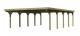 carport KARIBU CLASSIC 3A 61978 ocelov sten plechy 1