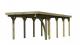carport KARIBU CLASSIC 3B 61971 ocelov sten panely 1