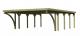 carport KARIBU CLASSIC 3C 61980 ocelov sten plechy 1