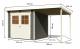 devn domek KARIBU GLUCKSBURG 4 + pstavek 190 cm (83233) ed 1