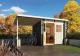 devn domek KARIBU GLUCKSBURG 4 + pstavek 190 cm (83233) ed 2