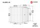 domek GLOBEL 65 STBRN se stenm oknem 2