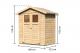 devn domek KARIBU DAHME 1 (42558) natur 1