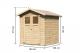 devn domek KARIBU DAHME 3 (42562) natur 1