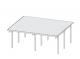 dvojit carport KARIBU ECO 1A 62035 3