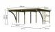 dvojit carport KARIBU ECO 1A 62039 2