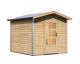 finsk sauna KARIBU BOSS 1 (86159) s pedsn natur 1