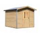finsk sauna KARIBU BOSS 1 (87367) s pedsn natur 1