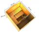 finsk sauna KARIBU BOSS 1 (87367) s pedsn natur 2
