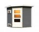 finsk sauna KARIBU PEKKA (27095) terragrau 1