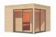 finsk sauna KARIBU TERNING 3B (92739) s pedsn natur 1